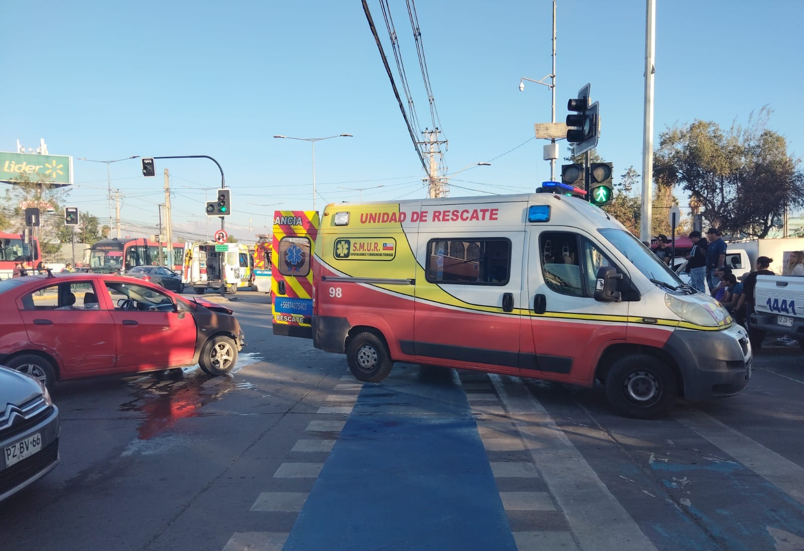 Ambulancia en acción